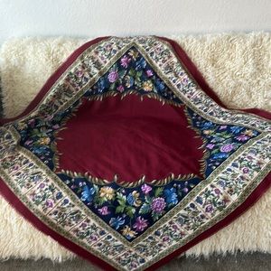 Vintage Shawl Floral Print Italy